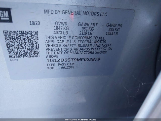 CHEVROLET MALIBU FWD LT - 9