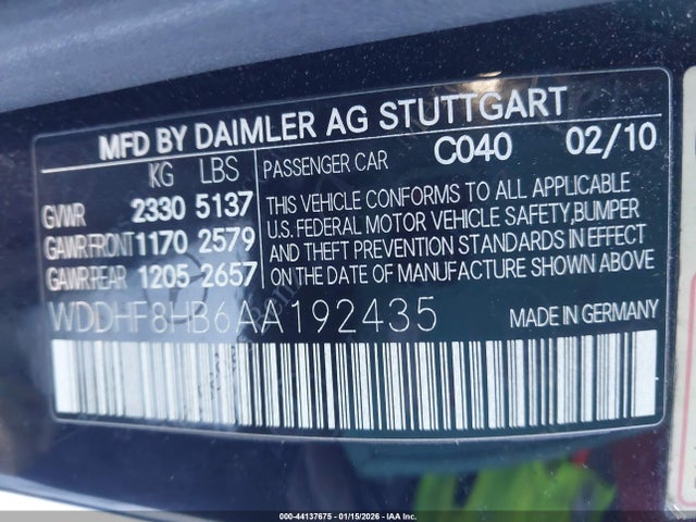 MERCEDES-BENZ E-CLASS - 9