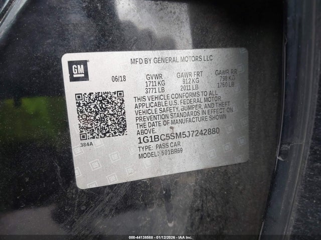 CHEVROLET CRUZE LS AUTO - 9