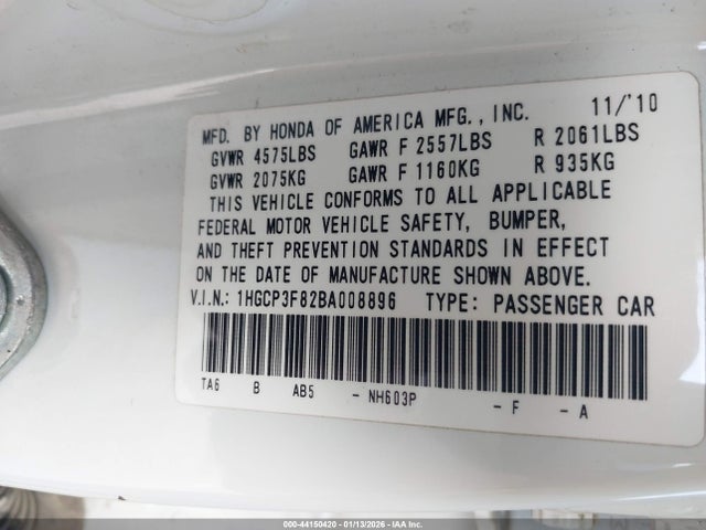 HONDA ACCORD 3.5 EX-L - 9