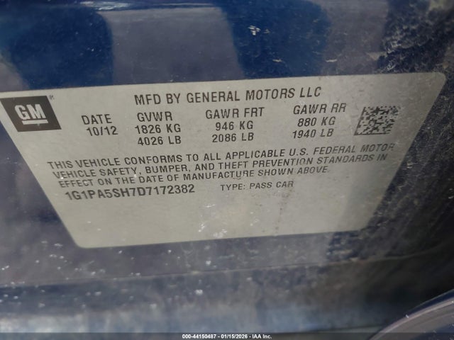 CHEVROLET CRUZE LS AUTO - 9