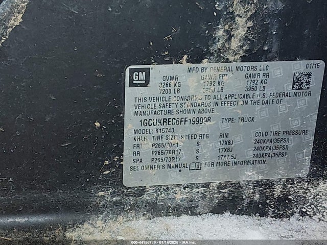 CHEVROLET SILVERADO 1500 2LT - 9