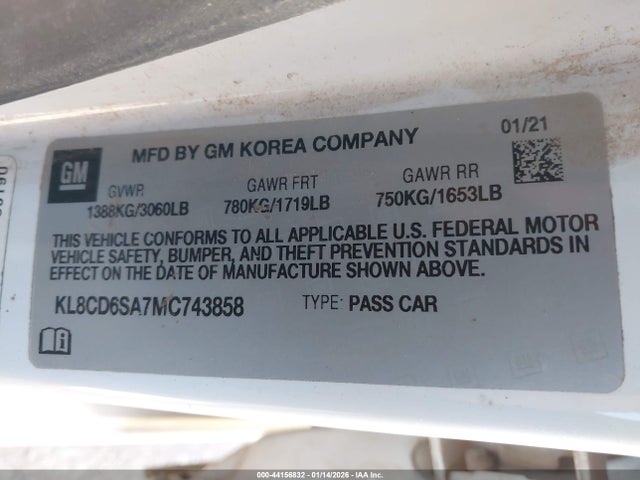 CHEVROLET SPARK FWD 1LT AUTOMATIC - 9