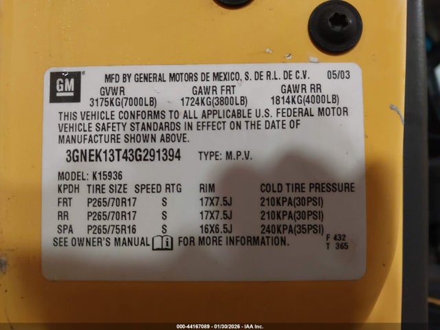 CHEVROLET AVALANCHE 1500 - 9