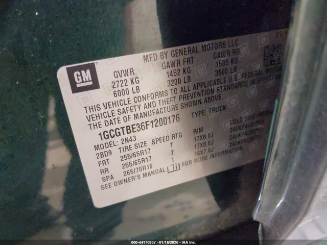 CHEVROLET COLORADO LT - 9