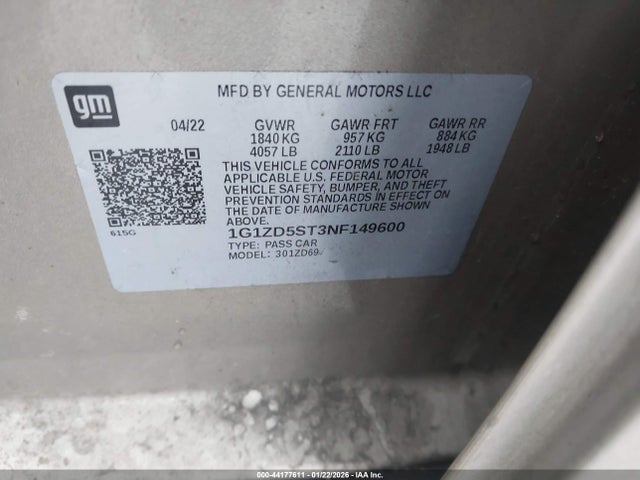 CHEVROLET MALIBU FWD LT - 9