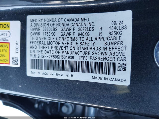 HONDA CIVIC SPORT - 9