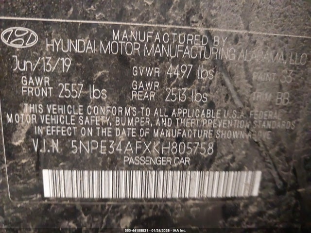 HYUNDAI SONATA SEL - 9