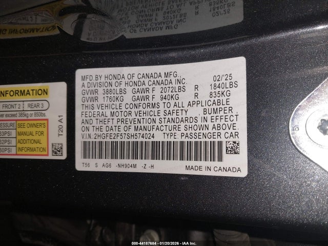 HONDA CIVIC SPORT - 9