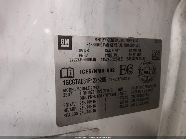 CHEVROLET COLORADO WT - 9