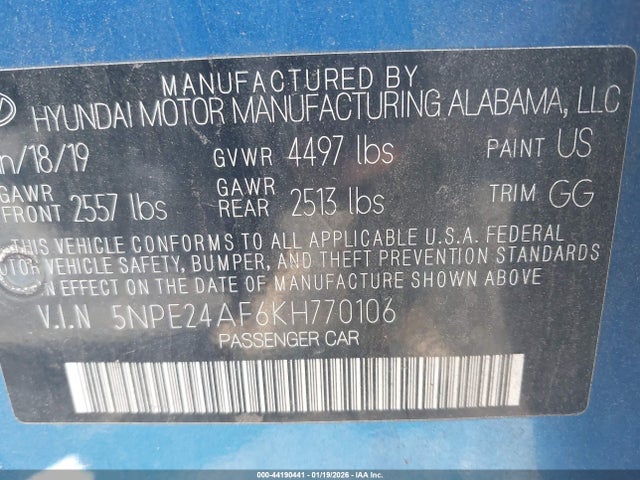 HYUNDAI SONATA SE - 9