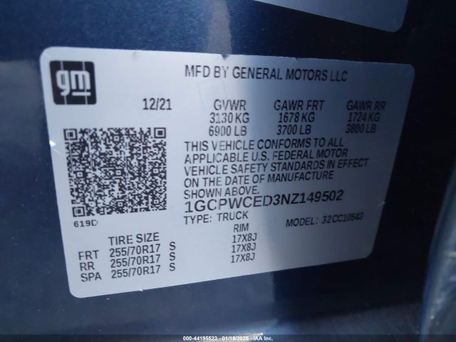 CHEVROLET SILVERADO 1500 LTD 2WD SHORT BED LT - 9