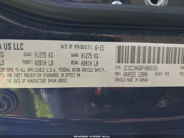 2015 Chrysler 300 LIMITED 照片 9
