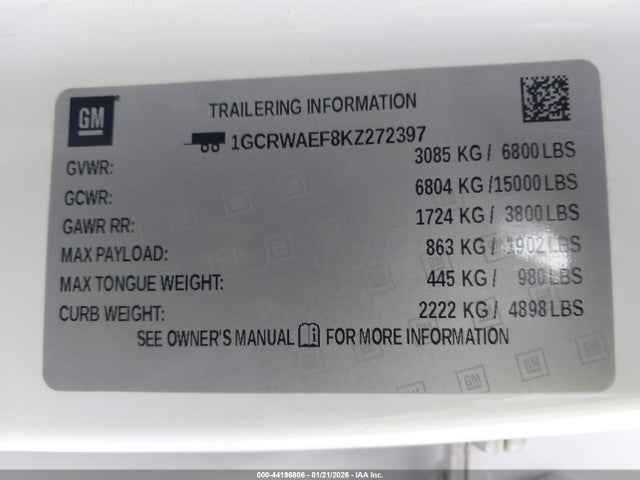 CHEVROLET SILVERADO 1500 WORK TRUCK - 9