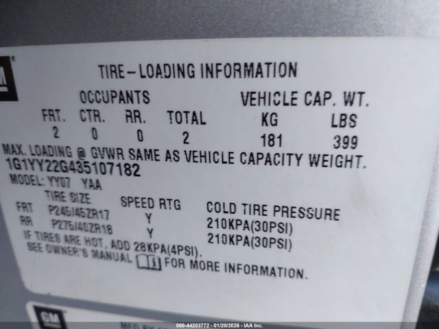 CHEVROLET CORVETTE - 9