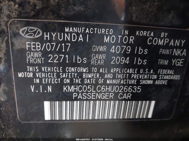 HYUNDAI IONIQ HYBRID LIMITED - 9