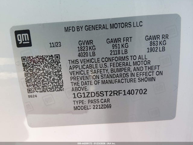 CHEVROLET MALIBU FWD 1LT - 9