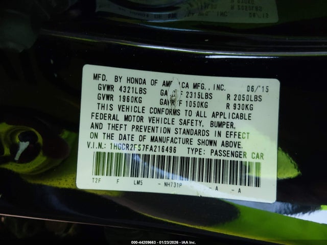 HONDA ACCORD SPORT - 9