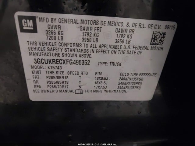 CHEVROLET SILVERADO 1500 2LT - 9