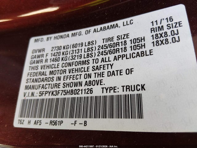 HONDA RIDGELINE RTL-E - 9