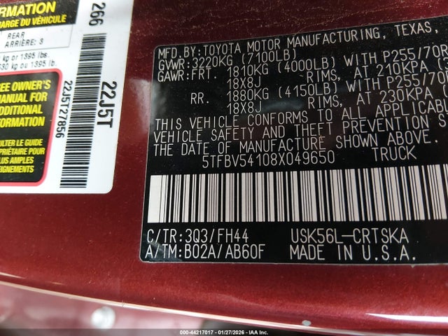 TOYOTA TUNDRA - 9