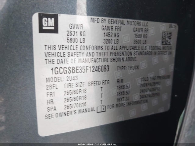 CHEVROLET COLORADO LT - 9