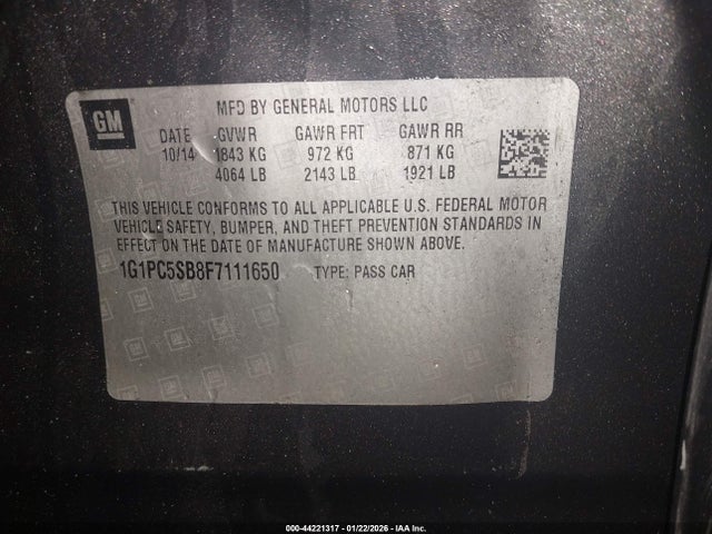 CHEVROLET CRUZE 1LT AUTO - 9