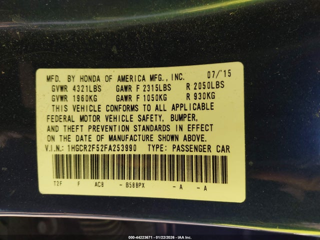 HONDA ACCORD SPORT - 9