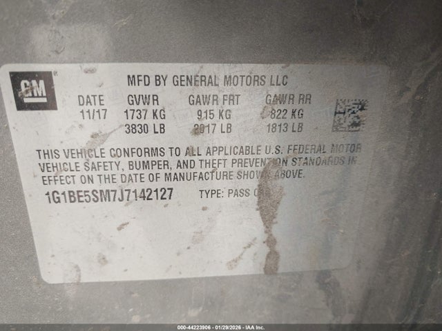 CHEVROLET CRUZE LT AUTO - 9