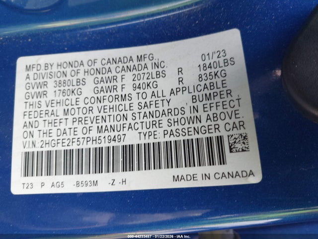 HONDA CIVIC SPORT - 9