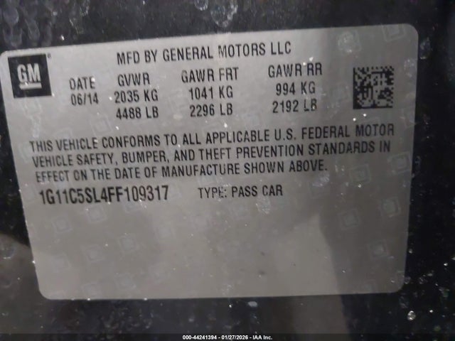 CHEVROLET MALIBU 1LT - 9