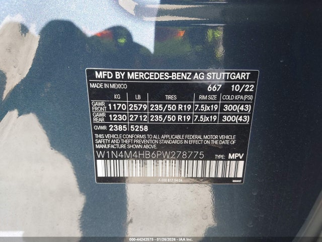 2023 MERCEDES-BENZ GLB 250 4MATIC 9