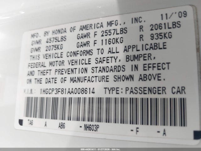 HONDA ACCORD 3.5 EX-L - 9