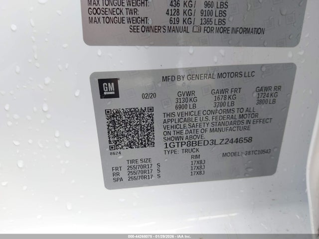 صورة 9 لـ 2020 GMC SIERRA 1500 2WD SHORT BOX SLE