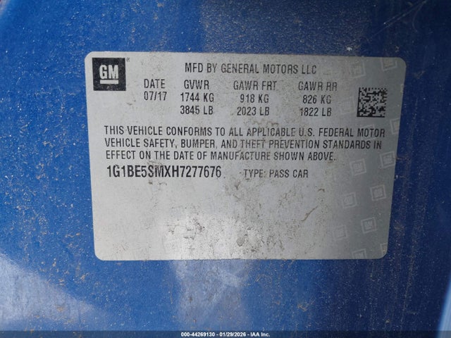 CHEVROLET CRUZE LT AUTO - 9