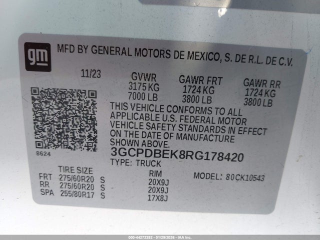 CHEVROLET SILVERADO 1500 4WD SHORT BED CUSTOM - 9