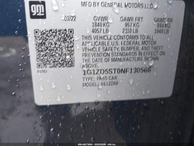 CHEVROLET MALIBU FWD LT - 9