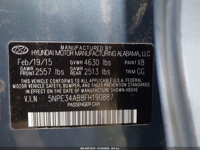 HYUNDAI SONATA SPORT 2.0T - 9