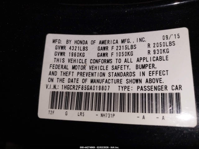 HONDA ACCORD EX-L - 9