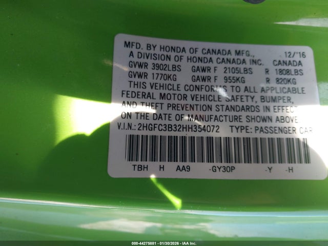 HONDA CIVIC EX-T - 9