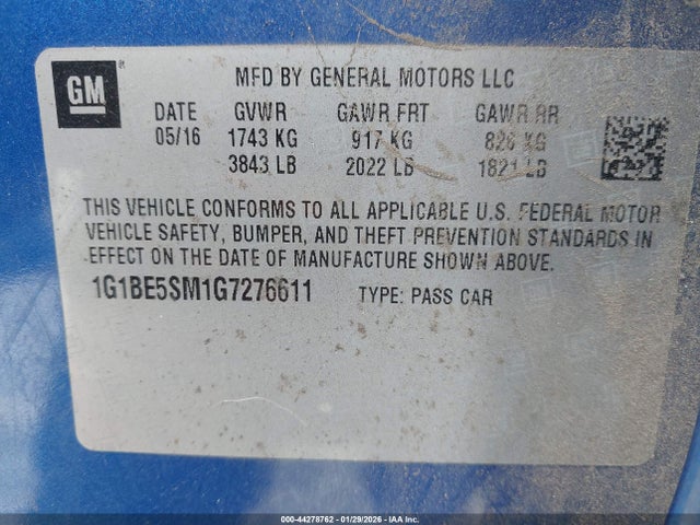 CHEVROLET CRUZE LT AUTO - 9