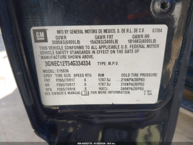 CHEVROLET AVALANCHE 1500 - 9