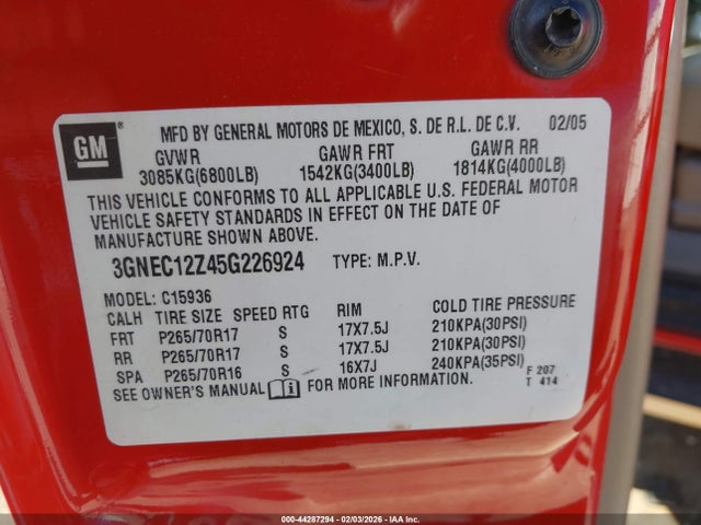 CHEVROLET AVALANCHE - 9