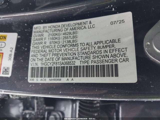 HONDA ACCORD HYBRID TOURING - 9