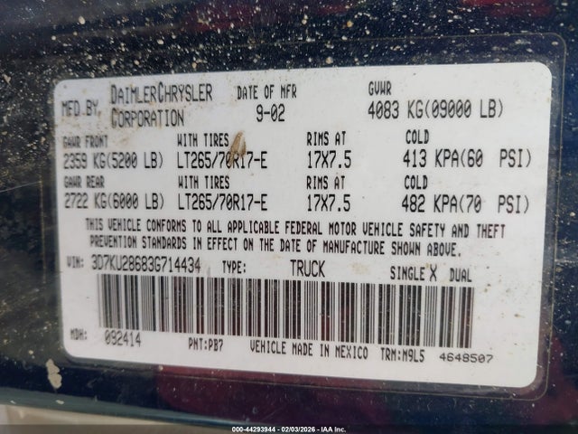 DODGE RAM 2500 SLT/LARAMIE/ST - 9