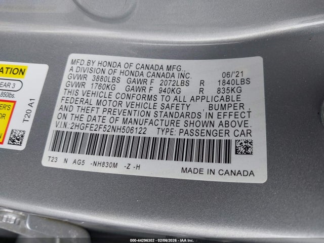 HONDA CIVIC SPORT - 9