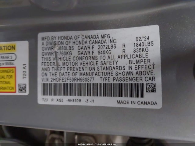 HONDA CIVIC SPORT - 9