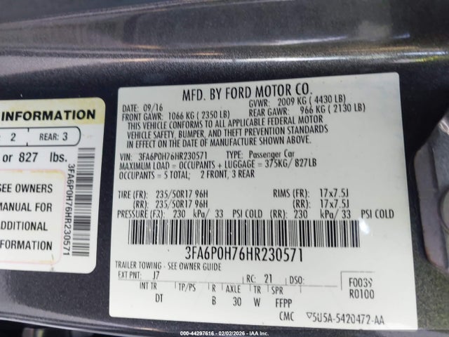 FORD FUSION SE - 9