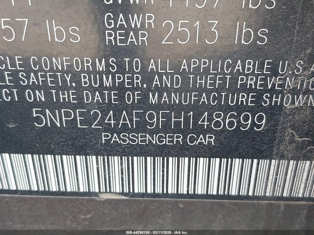 HYUNDAI SONATA SE - 9