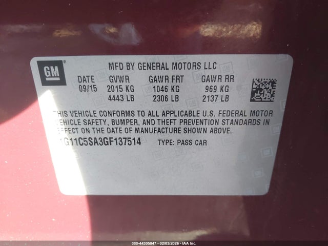 CHEVROLET MALIBU LIMITED LT - 9